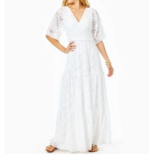 Lily Pulitzer Parigi Maxi Dress never worn in white